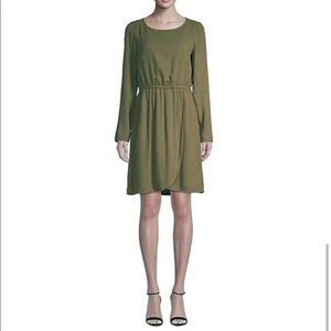 J. Crew Mercantile Tulip Army Green dress in size 6